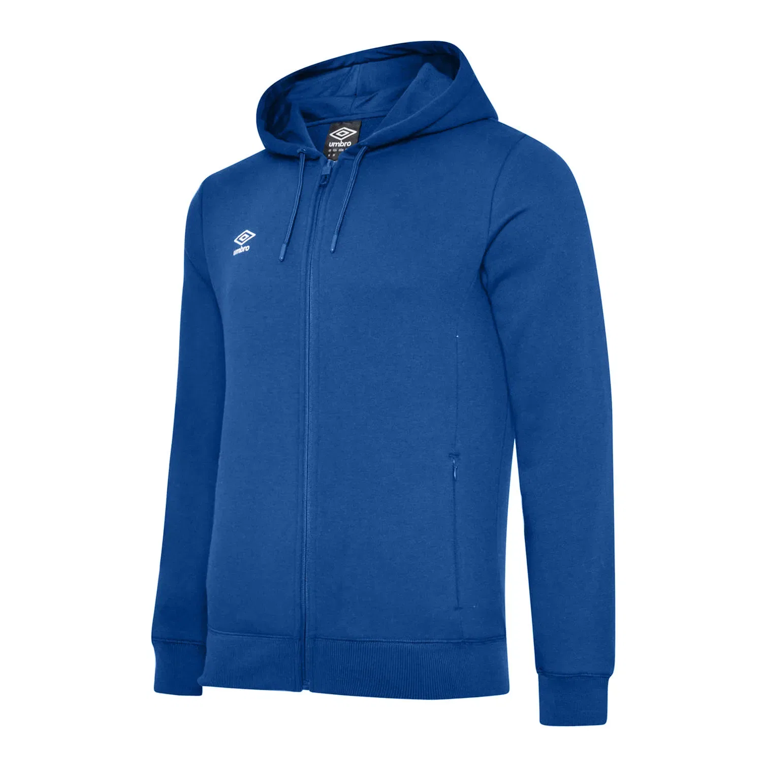 Худи на молнии с капюшоном Stacked Logo Umbro, синий