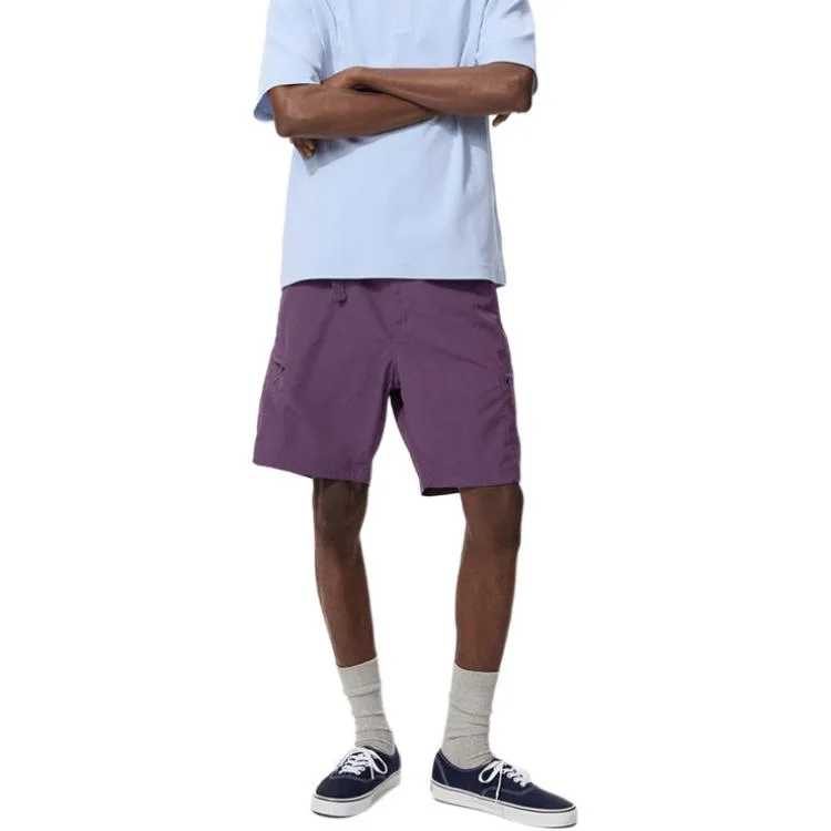 Шорты Casual Unisex UNIQLO, серый фиолетовый