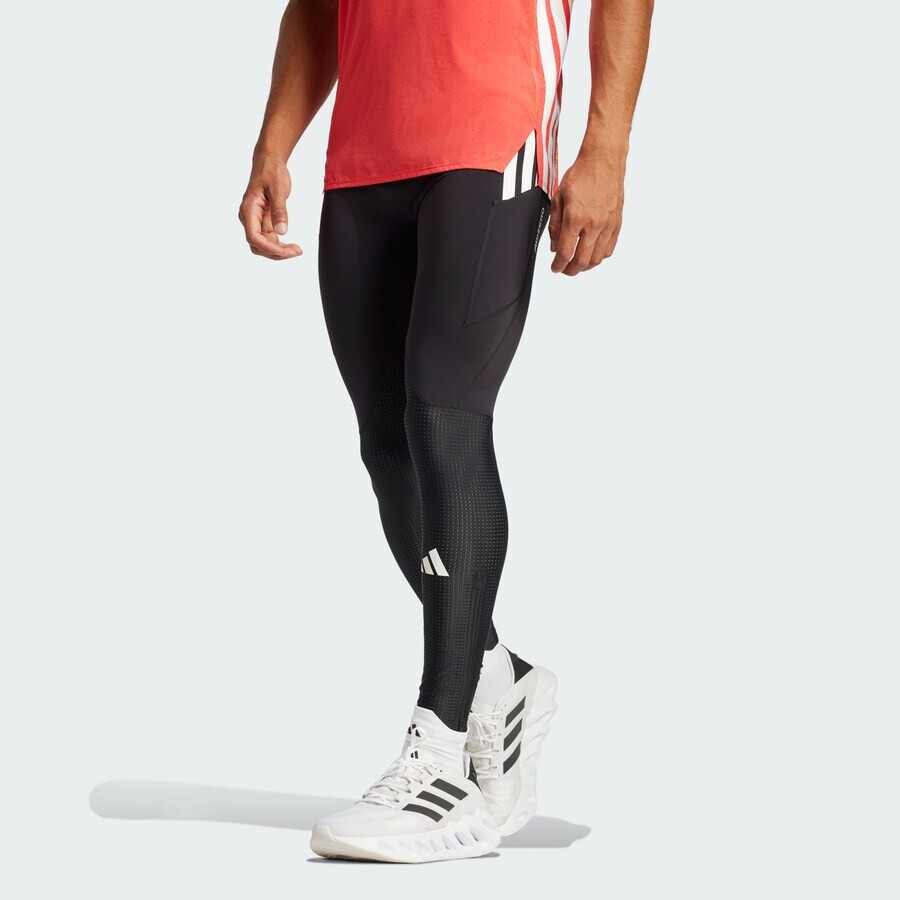 Длинные брюки ADIDAS PERFORMANCE Skinny Workout Pants Adizero, черный — фото 2