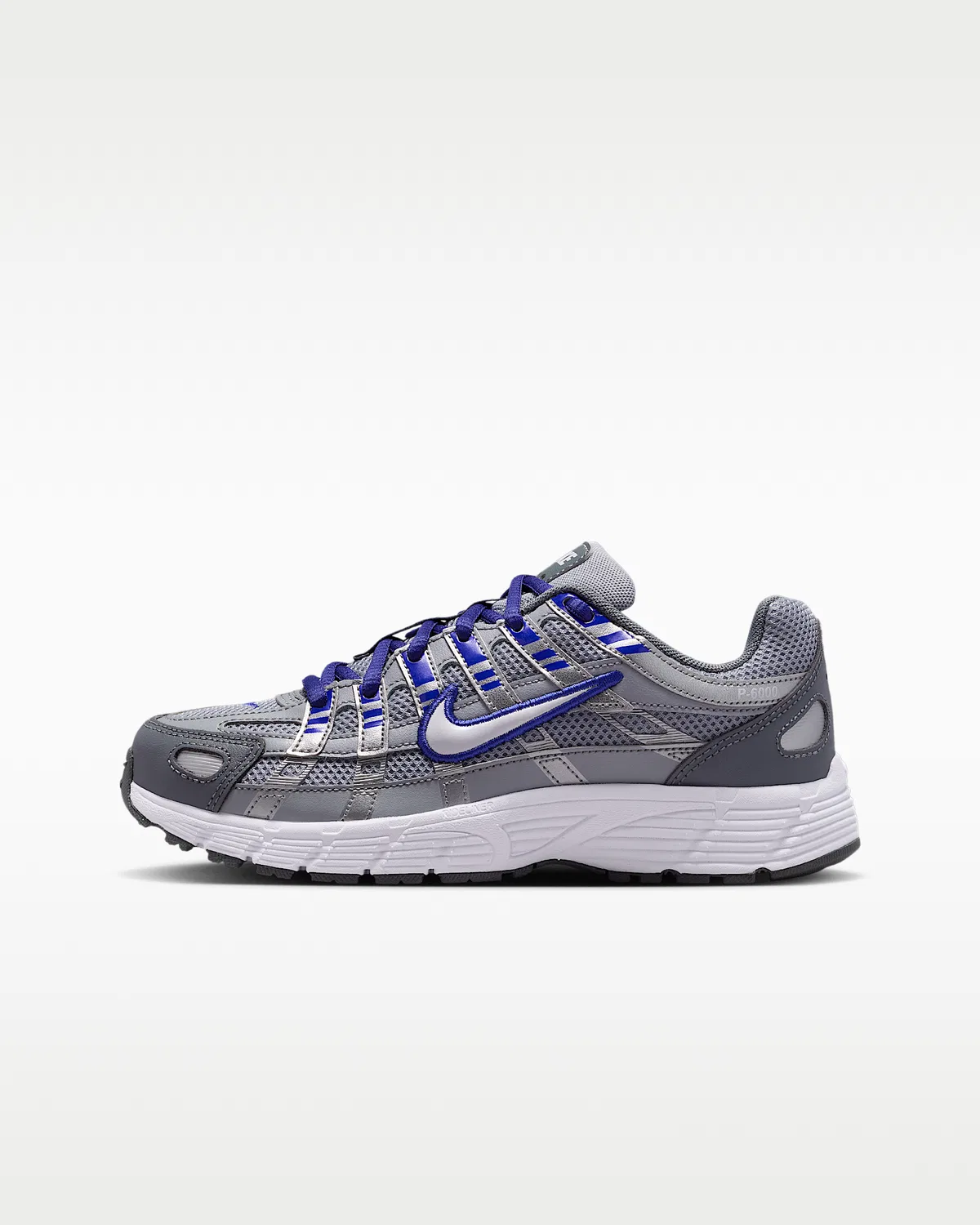 Кроссовки Nike P-6000 для детей, Wolf Grey/Deep Night/Metallic Silver/White