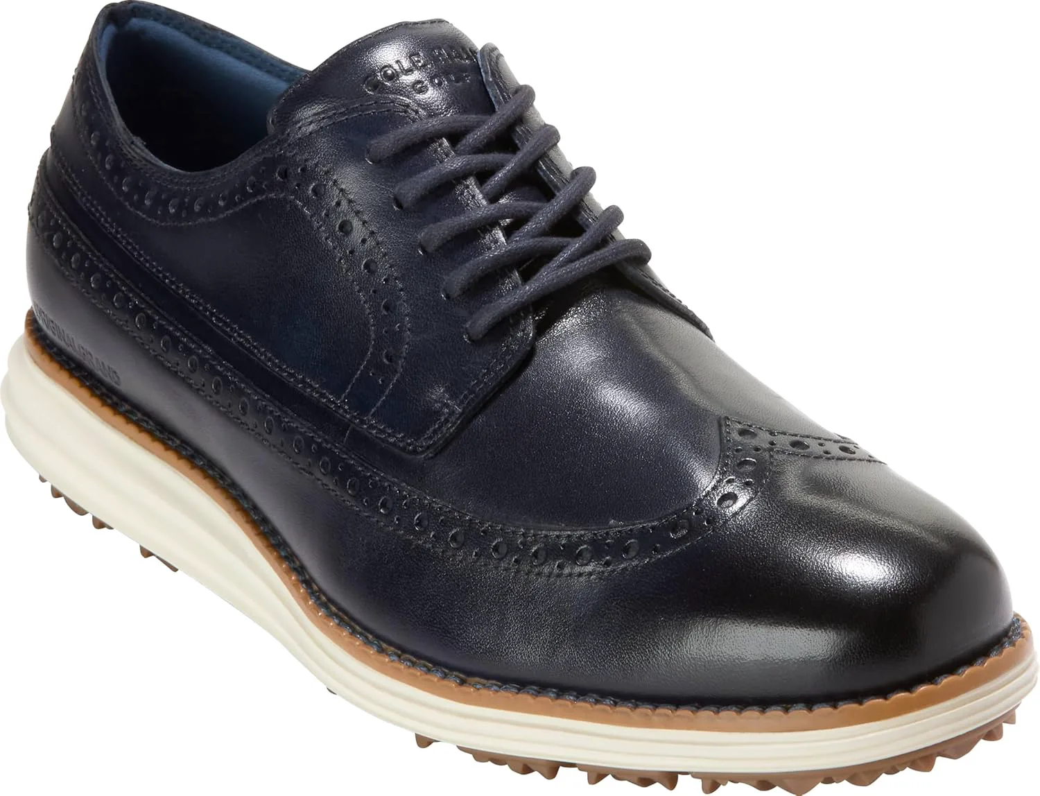 Мужские оксфорды Cole Haan Original Grand Wingtip для гольфа, слоновая кость — фото 4