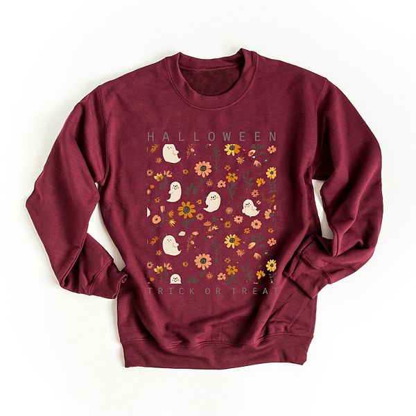 

Свитшот Halloween с цветочным и призрачным коллажем Simply Sage Market, Maroon, Зеленый, Свитшот Halloween с цветочным и призрачным коллажем Simply Sage Market, Maroon