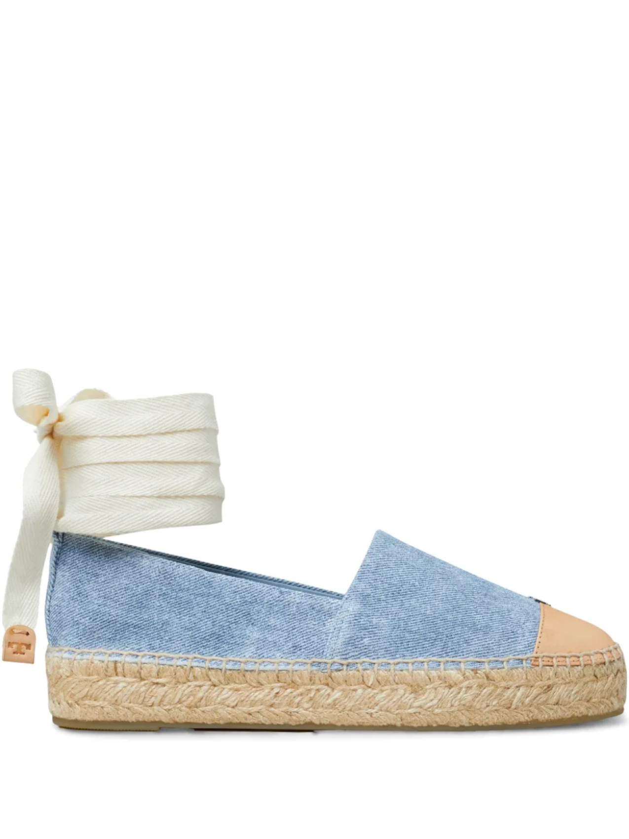 Кожаные эспадрильи Tory Burch, синий