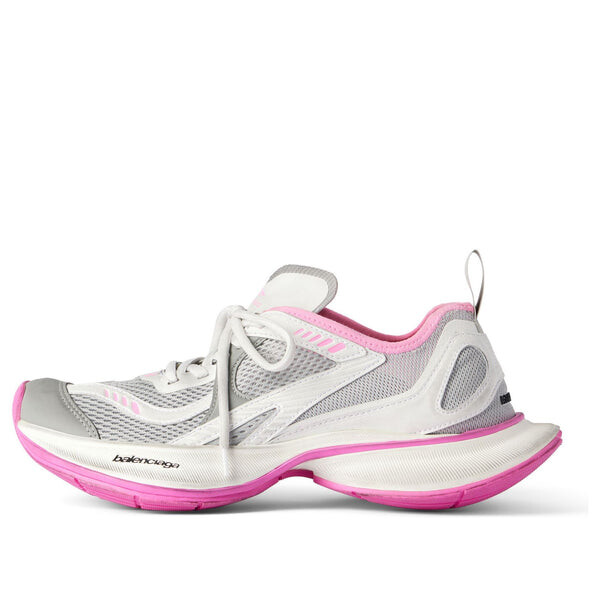 Кроссовки circuit 'grey white pink' Balenciaga, серый