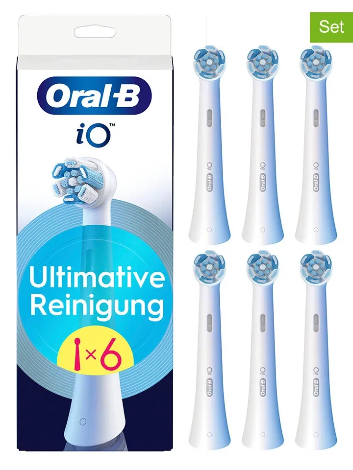 Набор сменных головок Oral-B iO Ultimative Reinigung белый