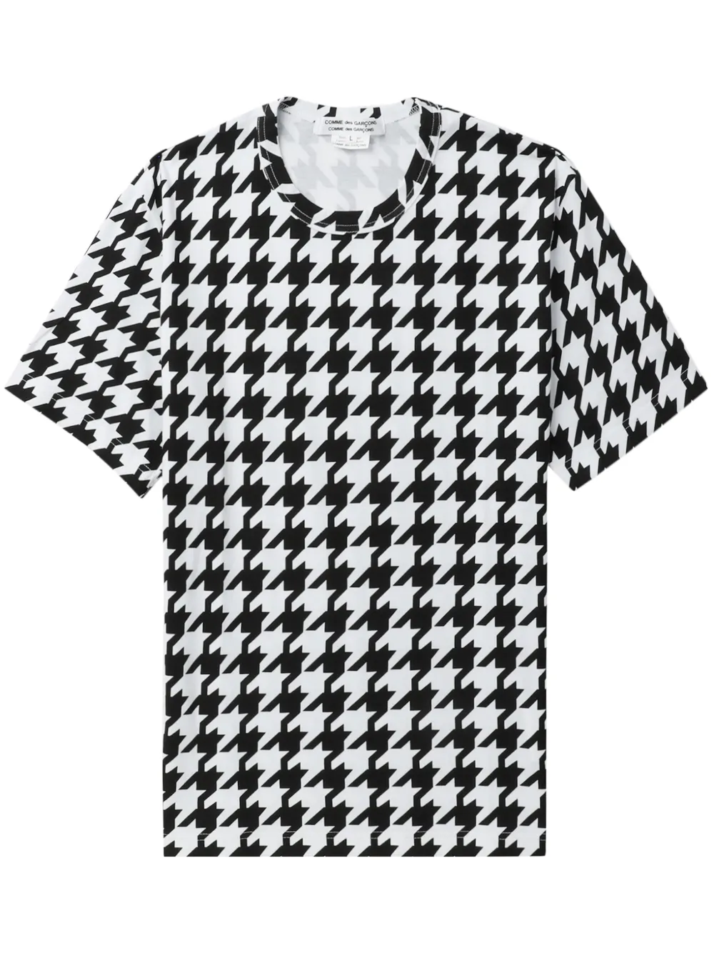 

Футболка в ломаную клетку Comme Des Garçons Comme Des Garçons, черный