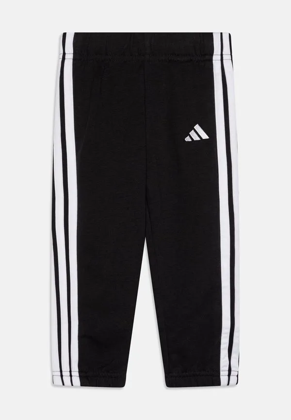 Детский спортивный костюм с тремя полосками, размер 240. Adidas Performance, Black/White — фото 3