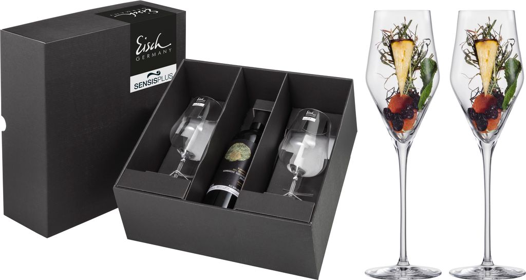 

EISCH 2 бокала для шампанского 518/7 в подарочной упаковке Cuvée SKY SENSISPLUS 25183070, прозрачный