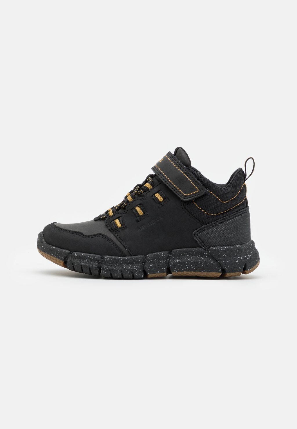 

Кроссовки высокие FLEXYPER BOY ABX Geox, цвет black/dark yellow