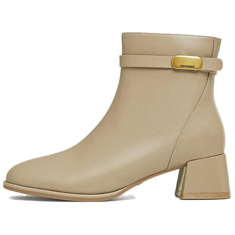 Ботильоны женские 4,5 см Teenmix, Khaki