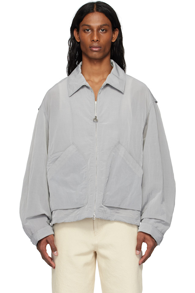 

Легкая куртка на молнии Solid Homme, серый