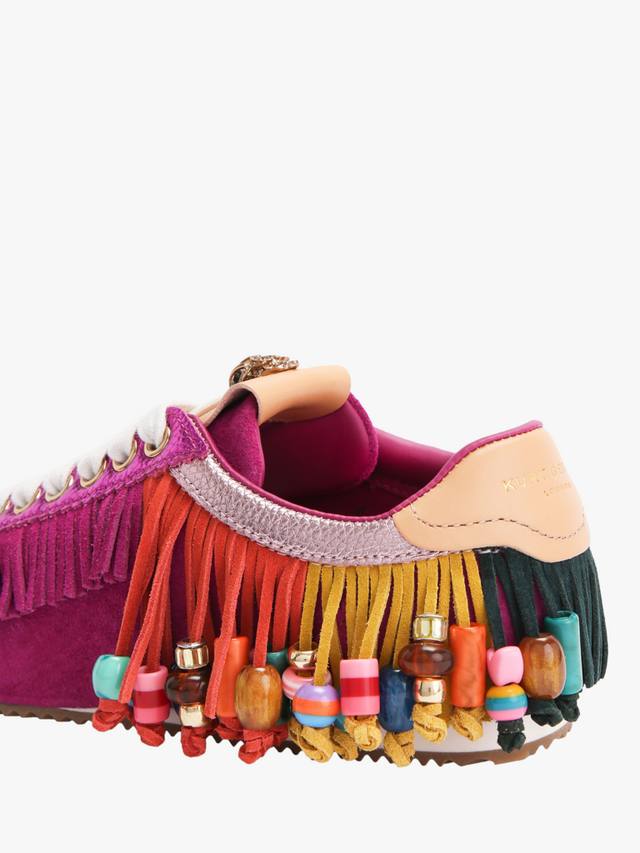 Islington кроссовки с бахромой и бусинами Kurt Geiger London, Pink Fuchsia — фото 4