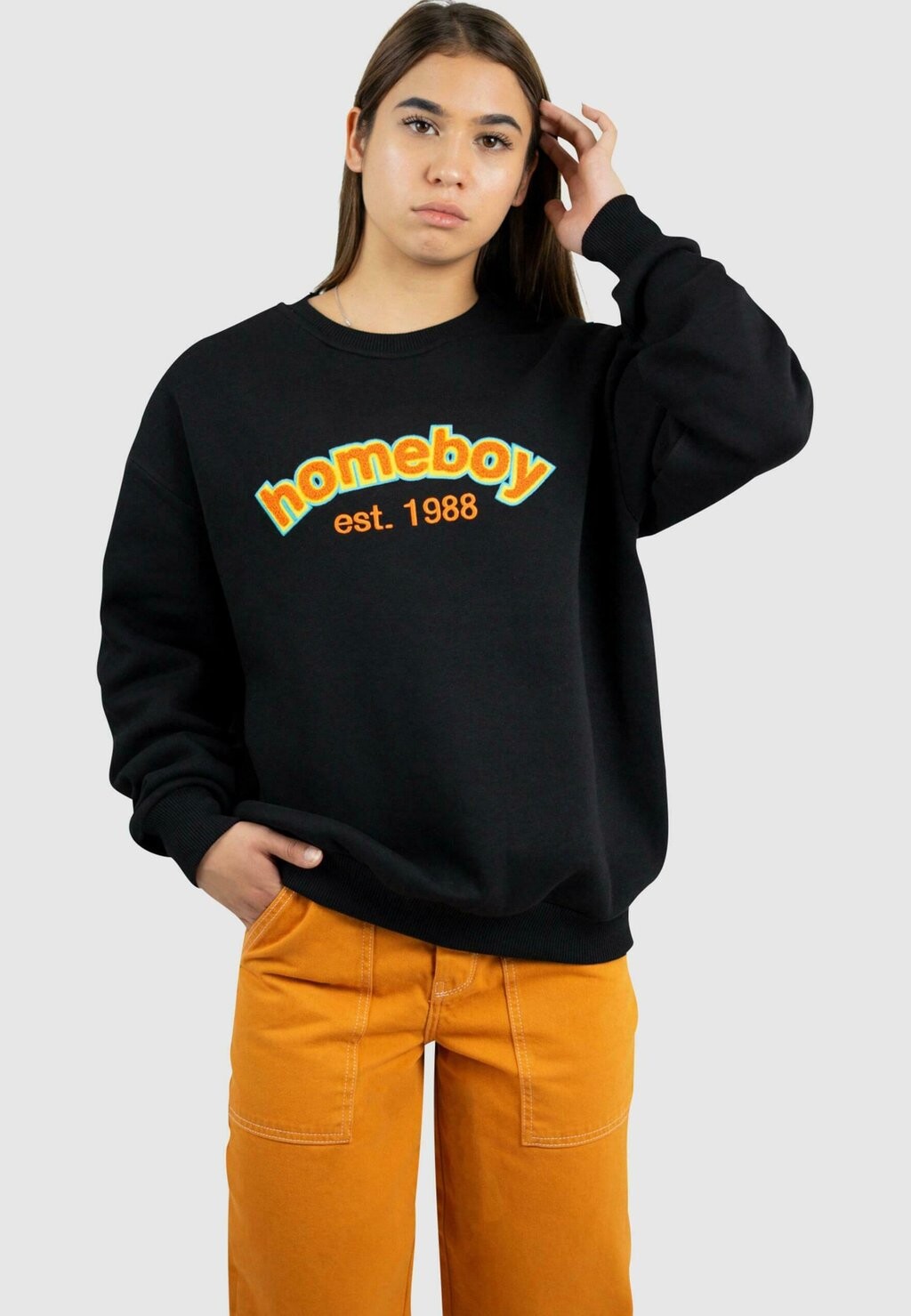 

Толстовка 90S SERIES CHENILLE CREW Homeboy, цвет black