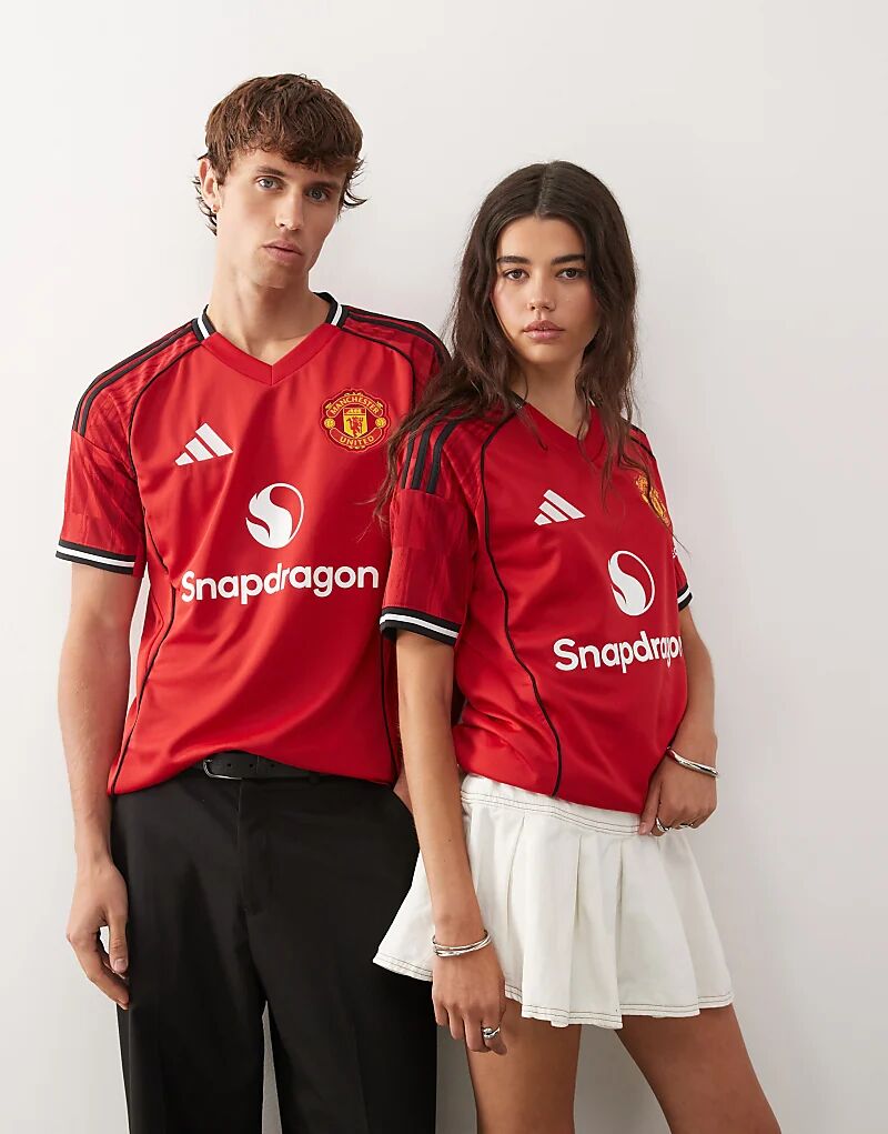 

Домашняя футболка adidas Football Manchester United 25/26 красного цвета Adidas Performance