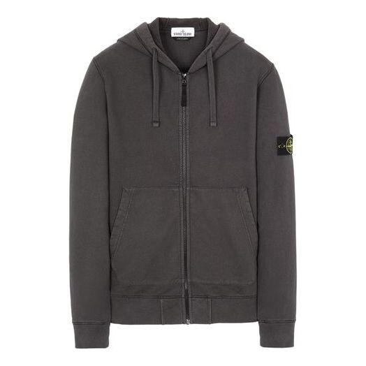 

Толстовка men's zipper gray Stone Island, серый
