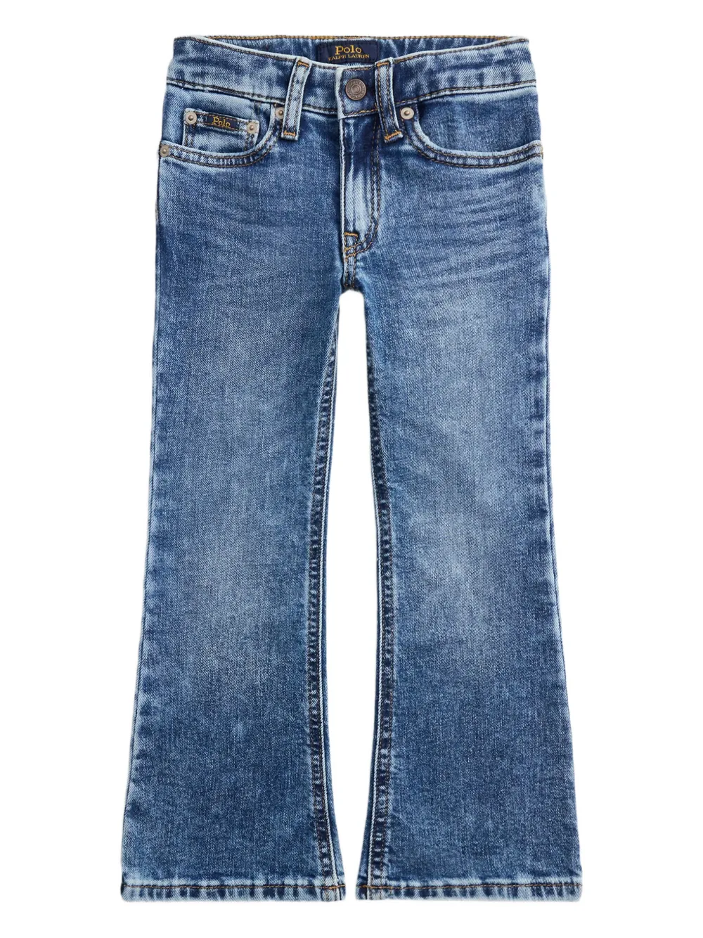 

Хлопковые брюки POLO RALPH LAUREN KIDS, синий