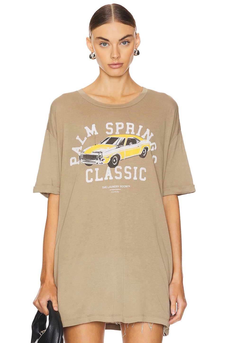 

Футболка palm springs classic oversize The Laundry Room, золотой