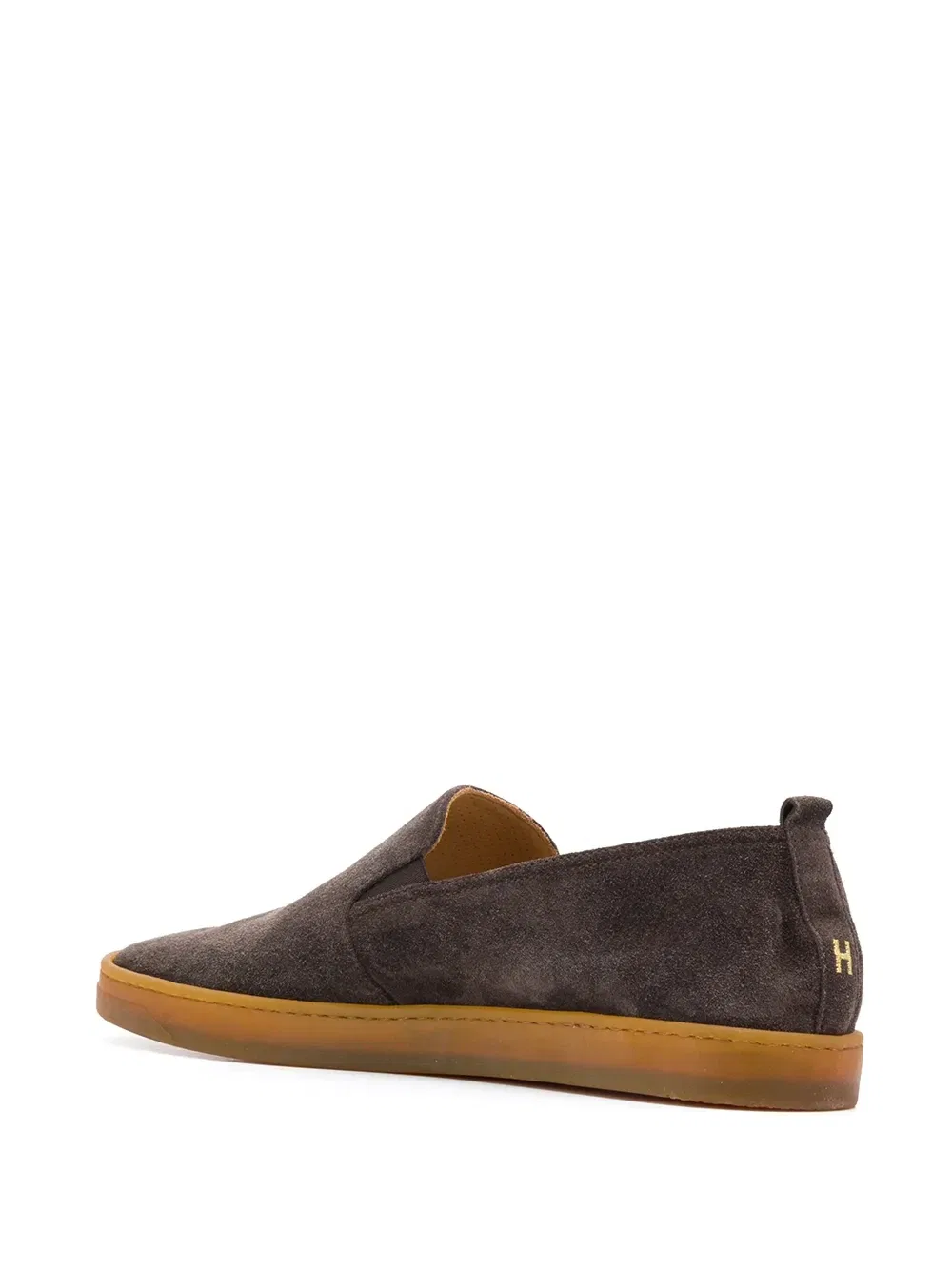 Лоферы с закругленным носком Henderson Baracco, коричневый — фото 3