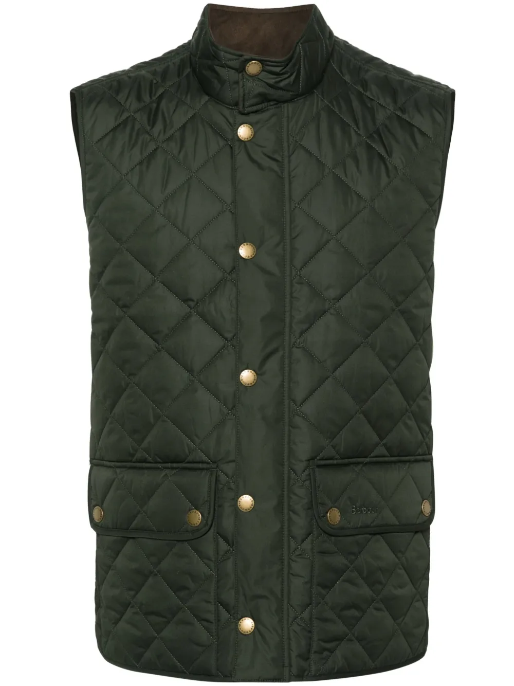 

Стеганый жилет Lowerdale Barbour, зеленый
