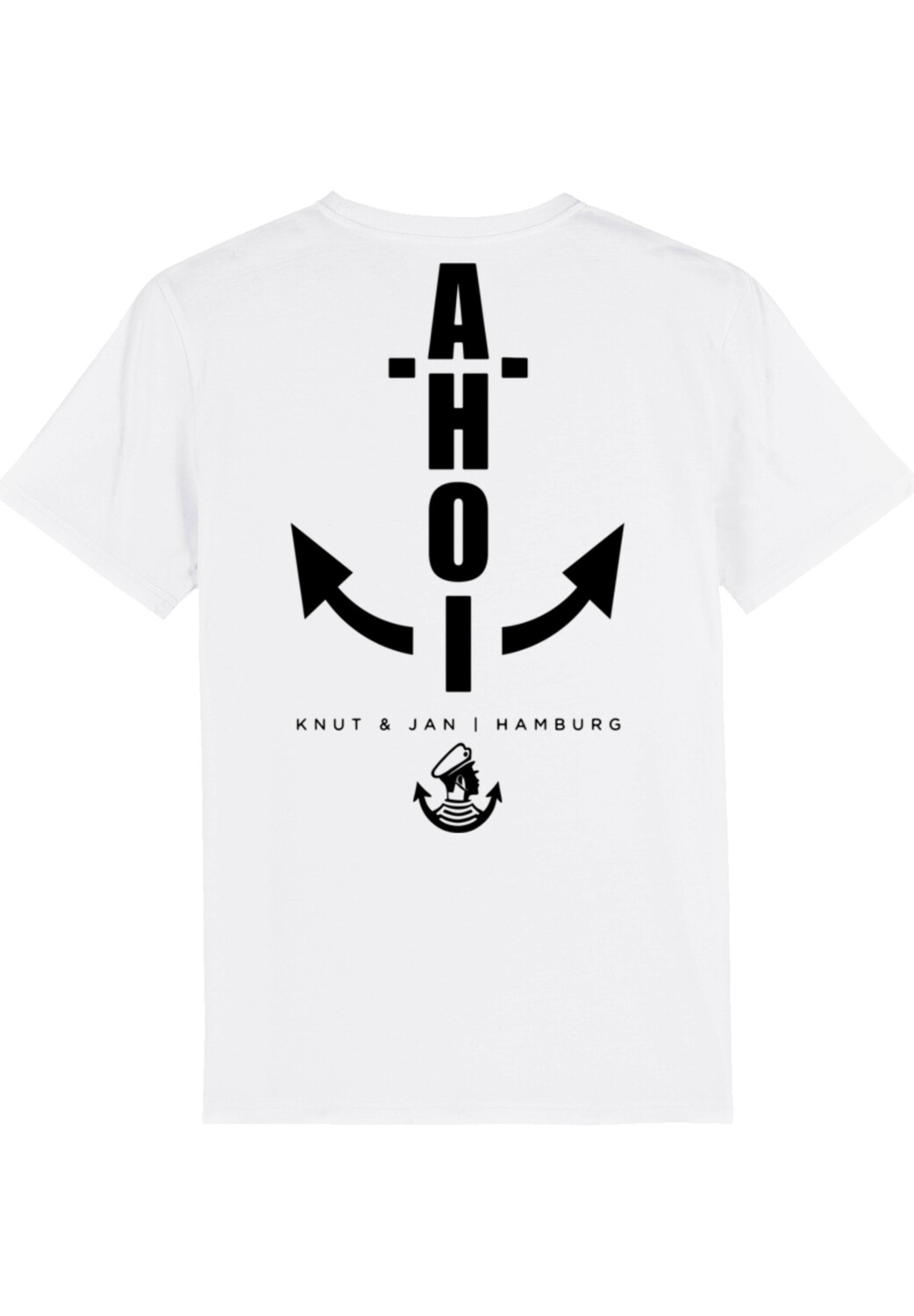 

Футболка F4NT4STIC Ahoi Anker Knut & Jan Hamburg, белый