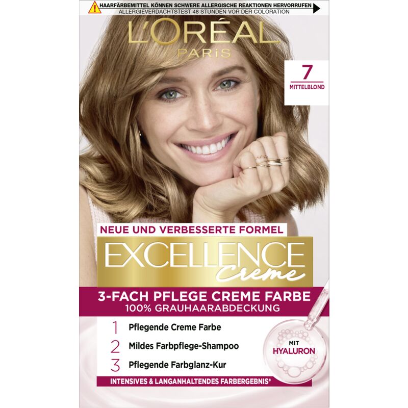 

Crème Coloration 7 Средний Блонд L’Oréal Paris, 1 шт.