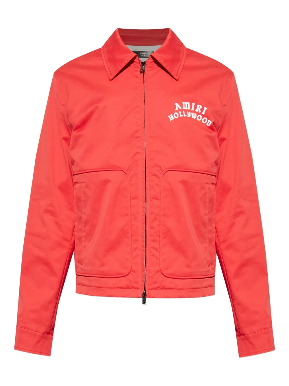 

Вышитая хлопковая куртка AMIRI, красный
