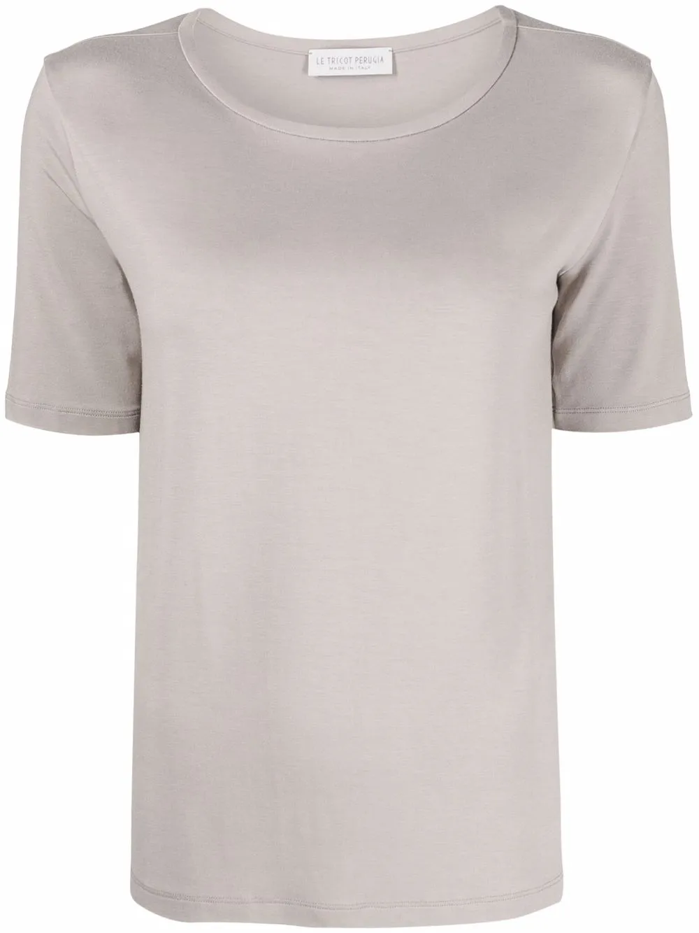 

Футболка с U-образным вырезом Le Tricot Perugia, нейтральный