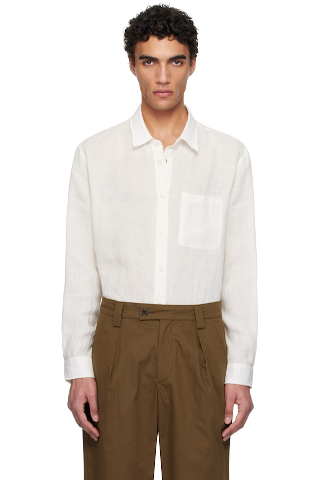 

Кассэл рубашка A.P.C., цвет off-white