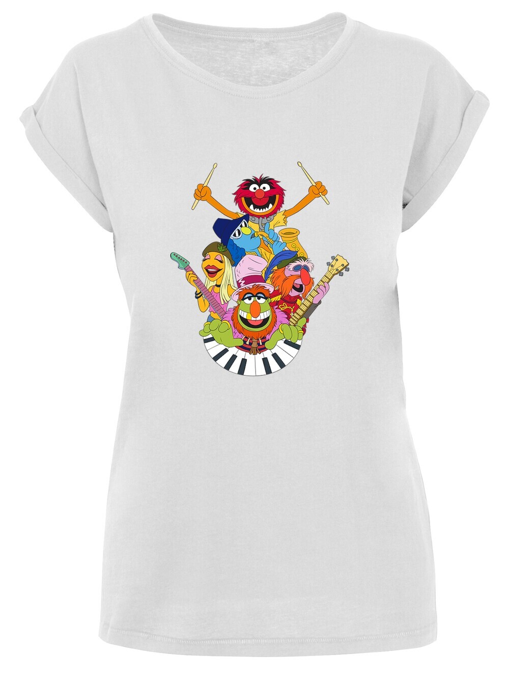 

Рубашка F4Nt4Stic Disney Muppets Dr.Teeth and The Electric Mayhem, белый