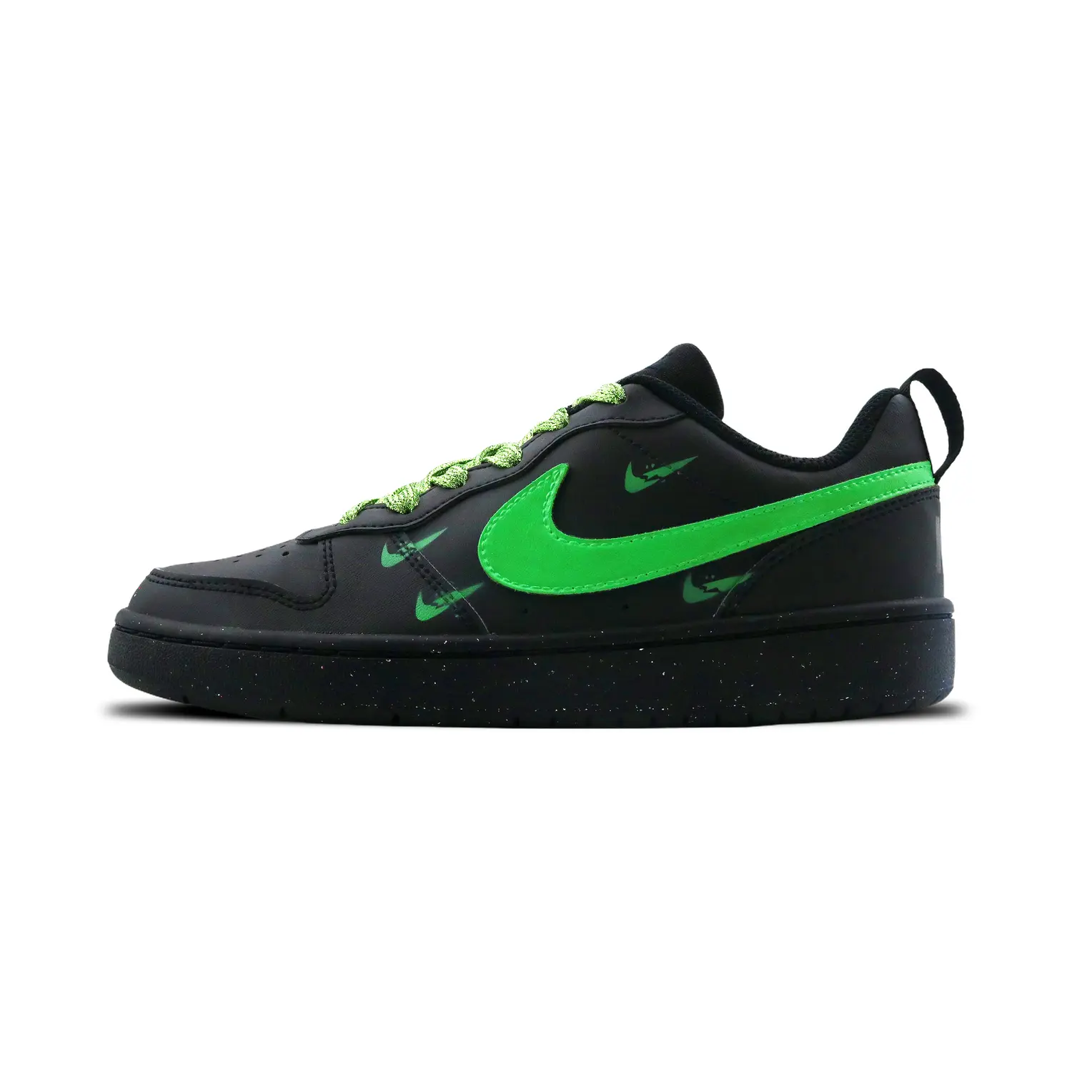 

Обувь для скейтбординга Court Borough для детей, начальная школа Nike, черный/зеленый