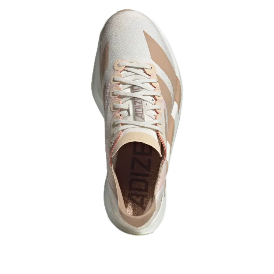 Кроссовки (WMNS) adidas Adizero Adio Pro 4 'Chalk White Warm Sandstone', желто-коричневый — фото 3