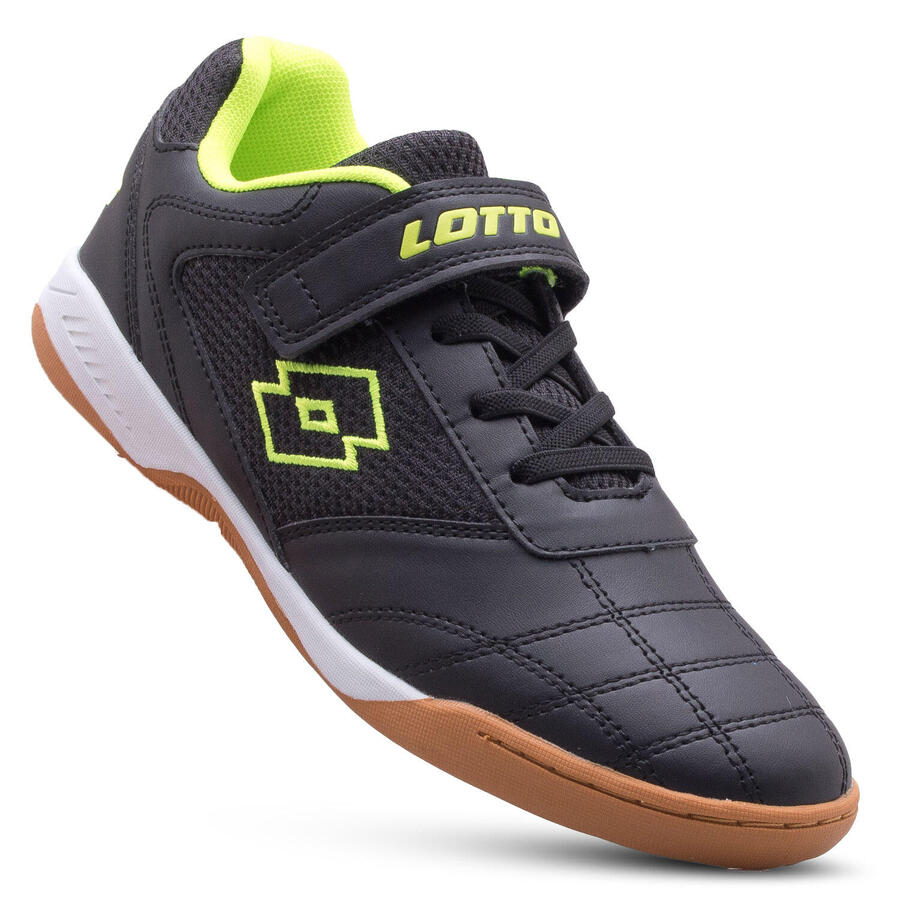 

Низкие кроссовки Lotto Shoes WHIZZER K для детей 2600120K, цвет: чёрный/жёлтый