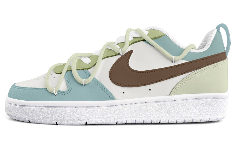 

Кроссовки Nike Court Borough Skateboarding Shoes Women's Low-top Oatmeal, цвет Matcha