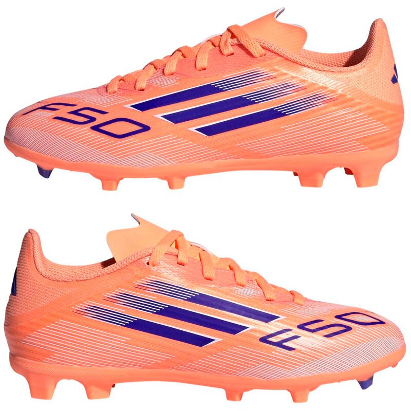 Футбольные бутсы для игры на траве F50 League Kids FG/MG Adidas, мультиколор — фото 4