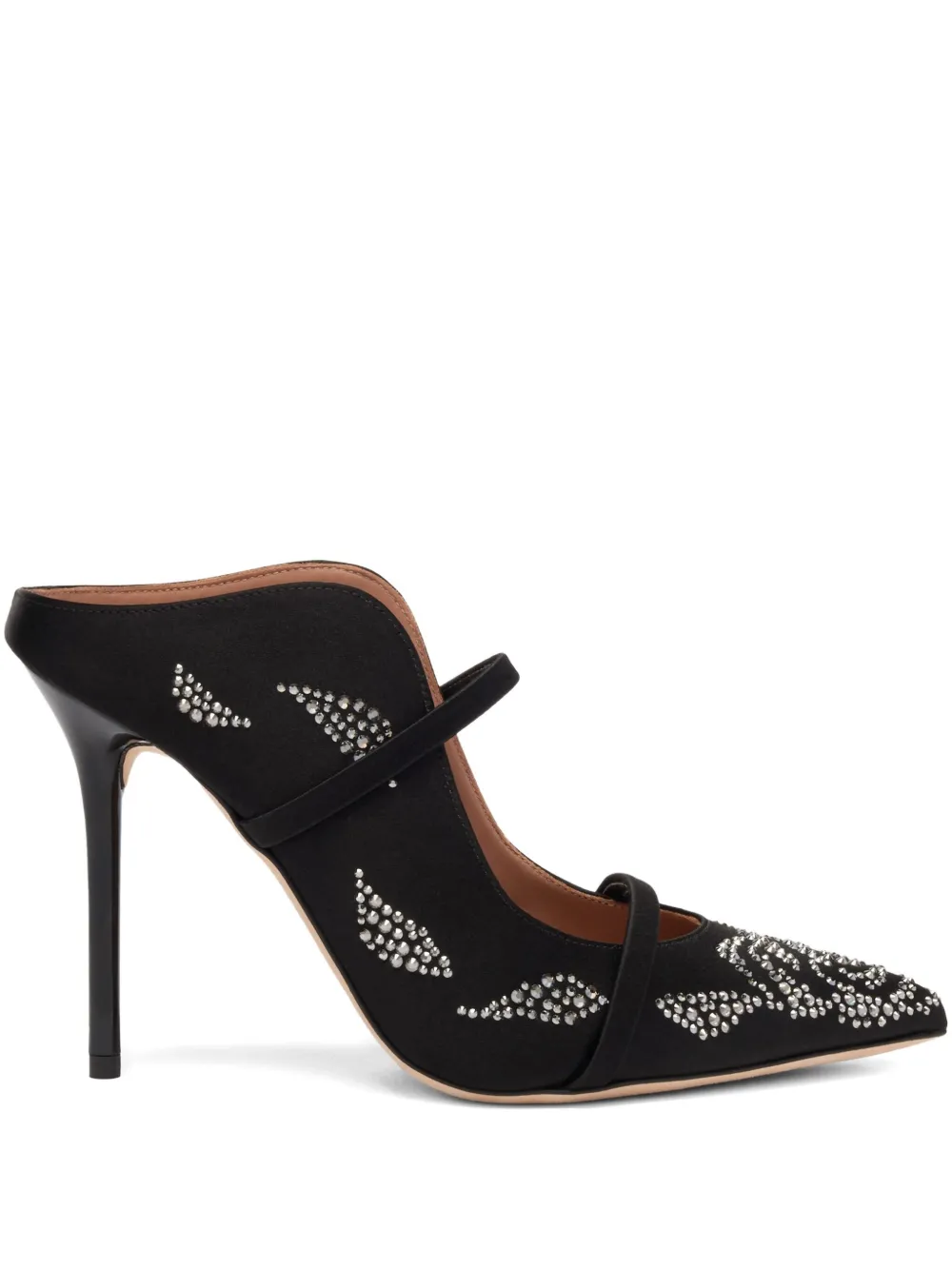 Мюли Maureen 100 на каблуке Malone Souliers, черный