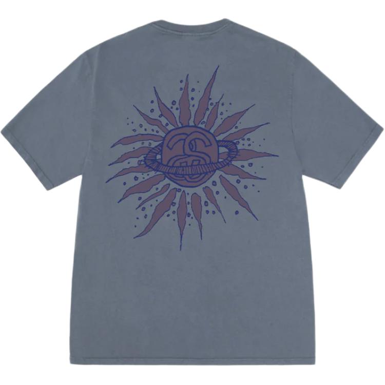 

Футболка Look Beyond с пигментной окраской Stussy, синий