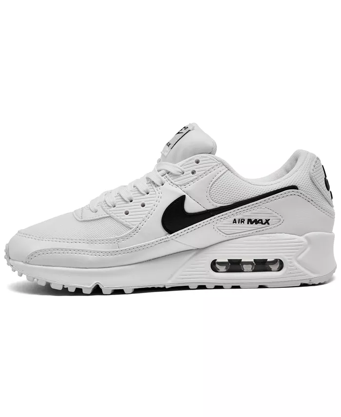Женские повседневные кроссовки Air Max 90 от Finish Line Nike, белый — фото 3