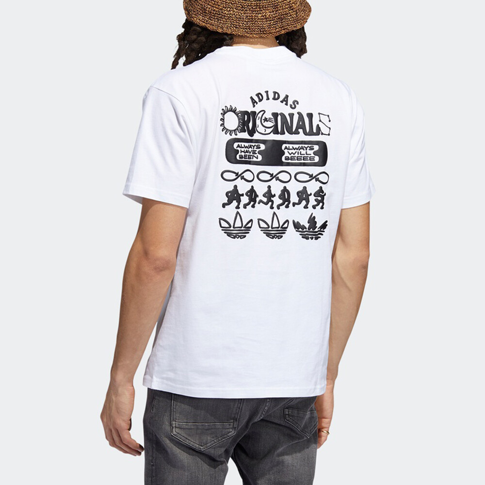 Футболка OG ALWAYS HAVE мужская белая Adidas Originals, белый — фото 3
