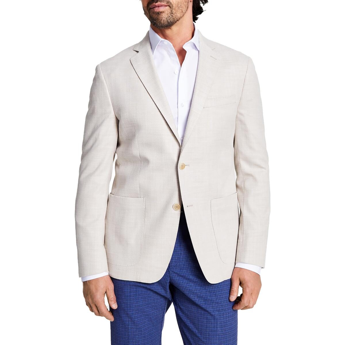 

Мужской костюм Slim Fit, отдельная спортивная куртка Calvin Klein, цвет Tan