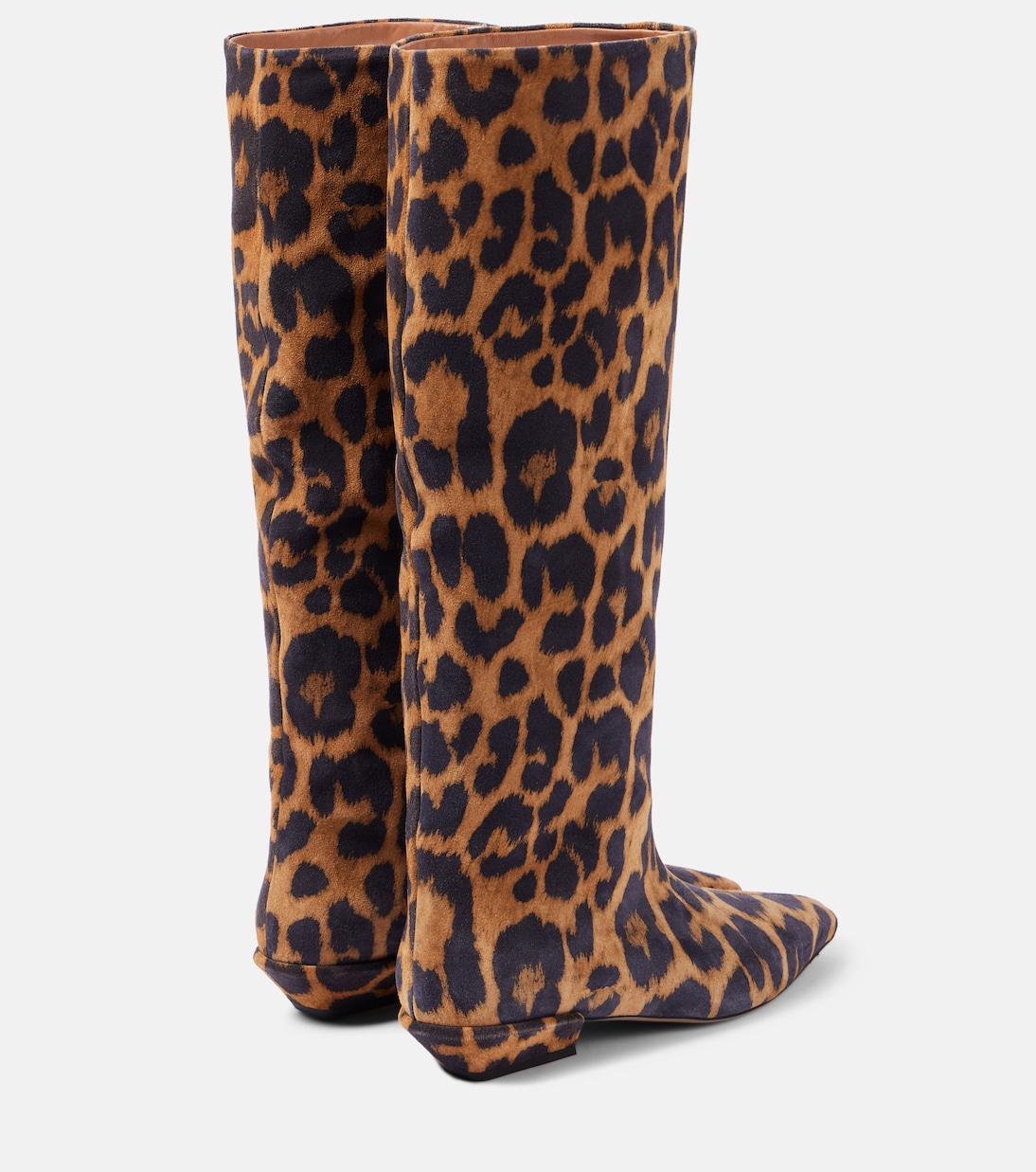 Замшевые сапоги до колена Bettina 25 Paris Texas, Natural Leopard — фото 2