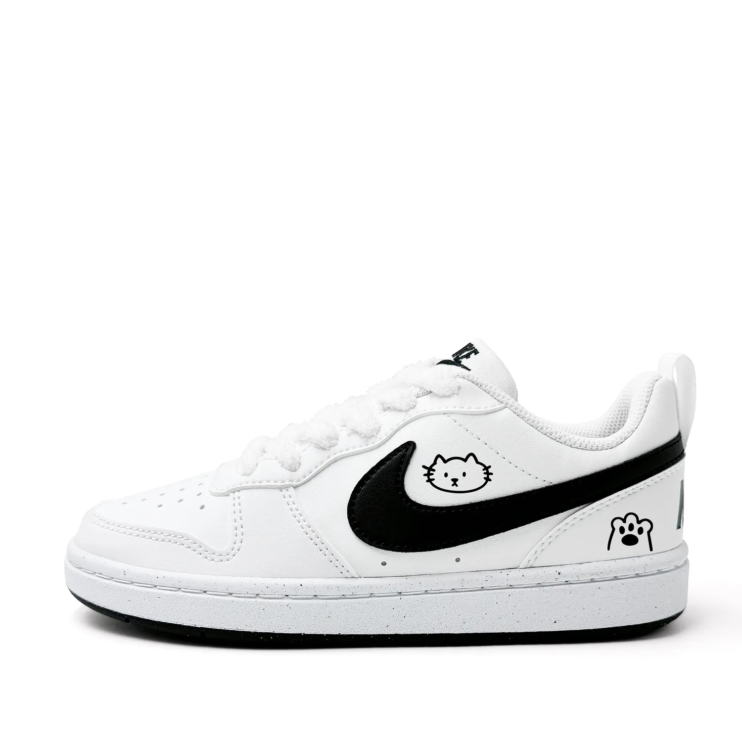Детские скейтерские кроссовки Court Borough Nike, белый