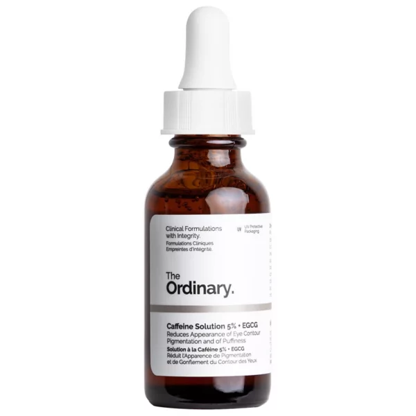 

Кофеин 5% + egcg осветляющая сыворотка для глаз The Ordinary