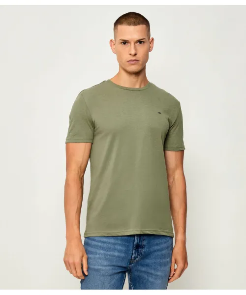 

Футболка Slim fit Tommy Jeans, зеленый