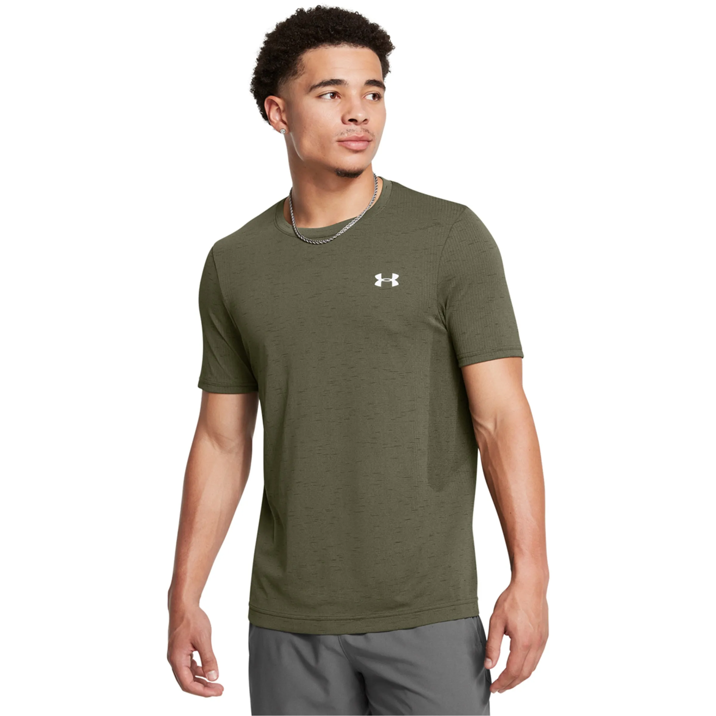 

Мужская футболка Vanish Seamless SS Under Armour, зеленый