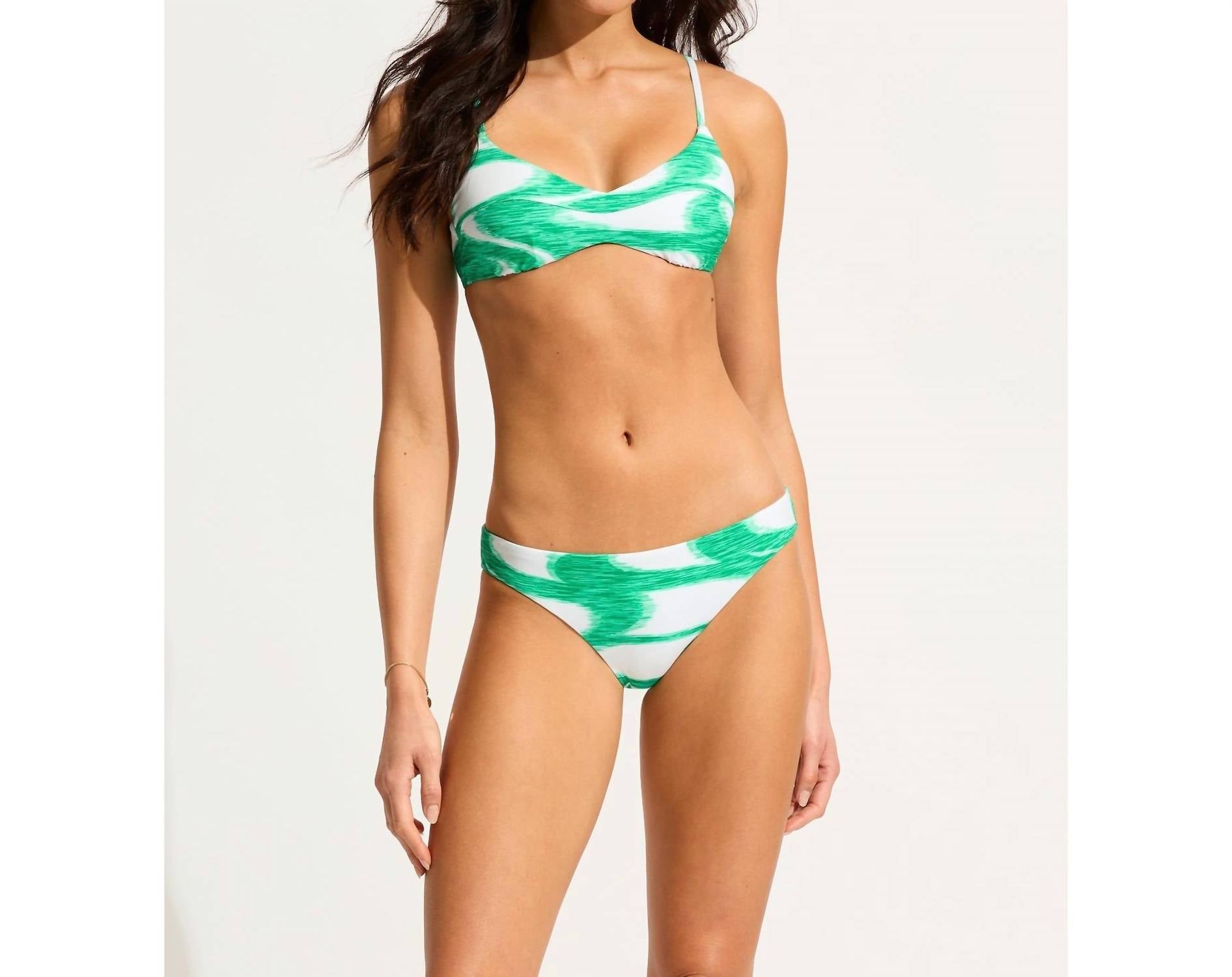 

Женский купальник Seafolly, цвет jade