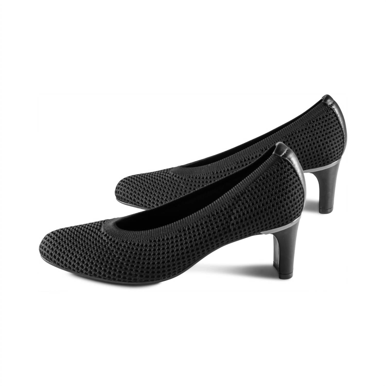 Женские туфли Darrie Stretch Knit Pumps черного цвета VANELi