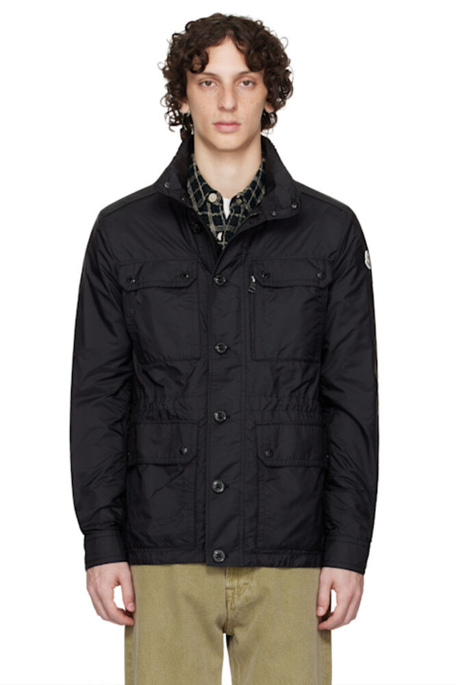 

Черная водоотталкивающая полевая куртка Lez Moncler