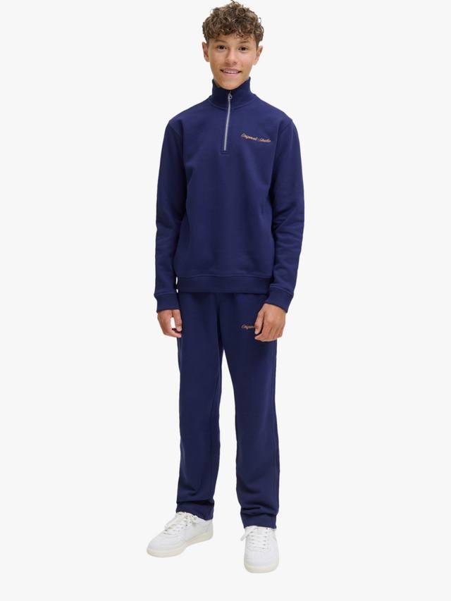 

Детская толстовка с высоким воротником на молнии из хлопковой смеси Jack & Jones, Ocean Cavern