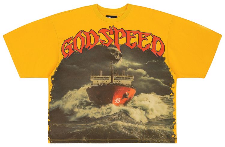 

Футболка Godspeed Sea Sick T-Shirt 'Yellow', желтый