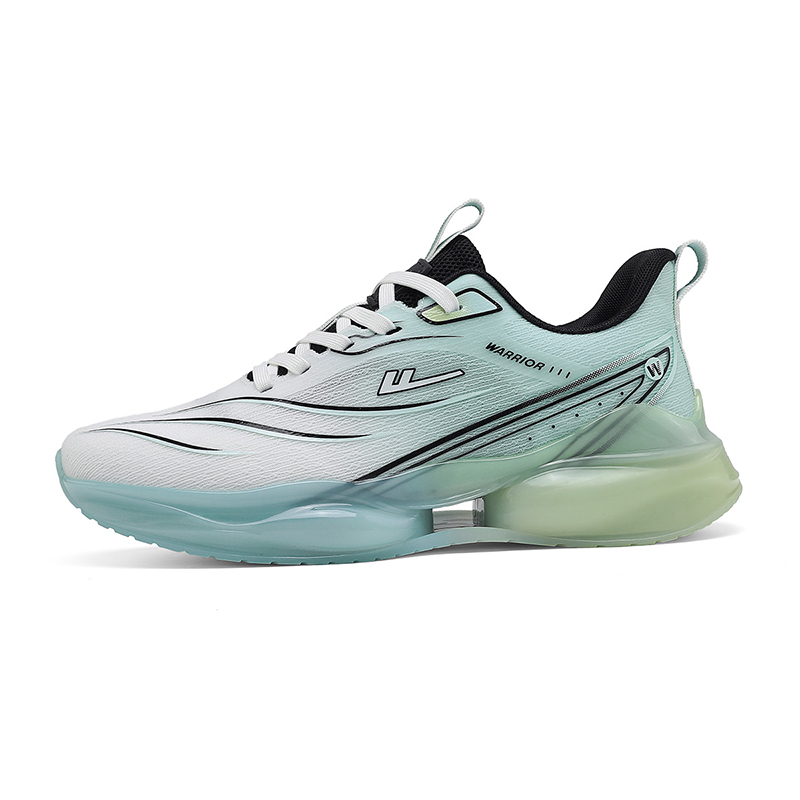 

Кроссовки мужские с низким верхом WARRIOR, White Green Black